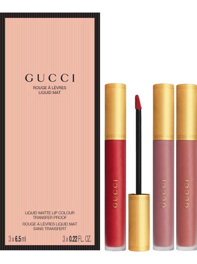 Gucci Lipstick Set Rouge a Lèvres Mat Liquid Soft Matte Set