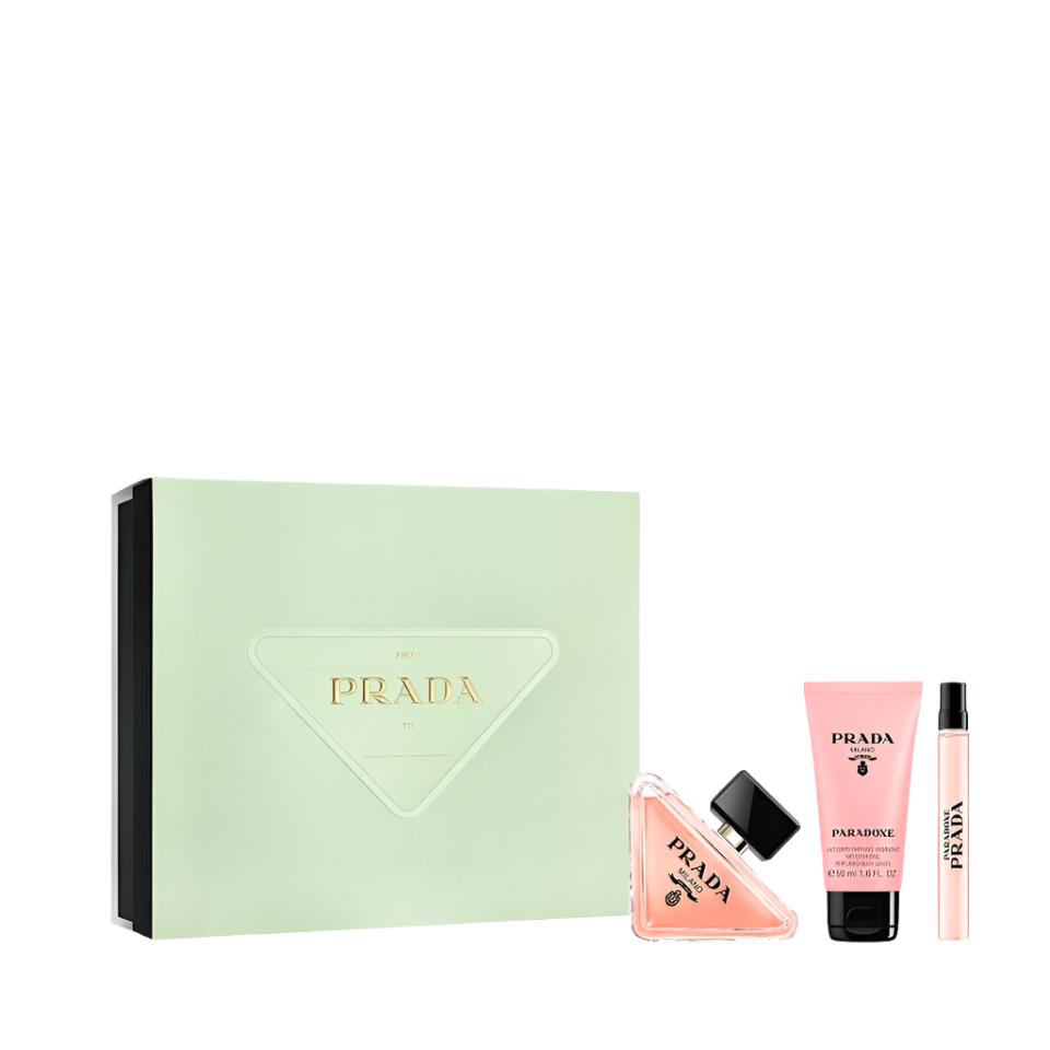 Shop now at Beauty Vendor Australia Online -Prada Paradoxe Eau de Parfum 90ml Gift Set Trio - Premium Range from Prada - Just $290!