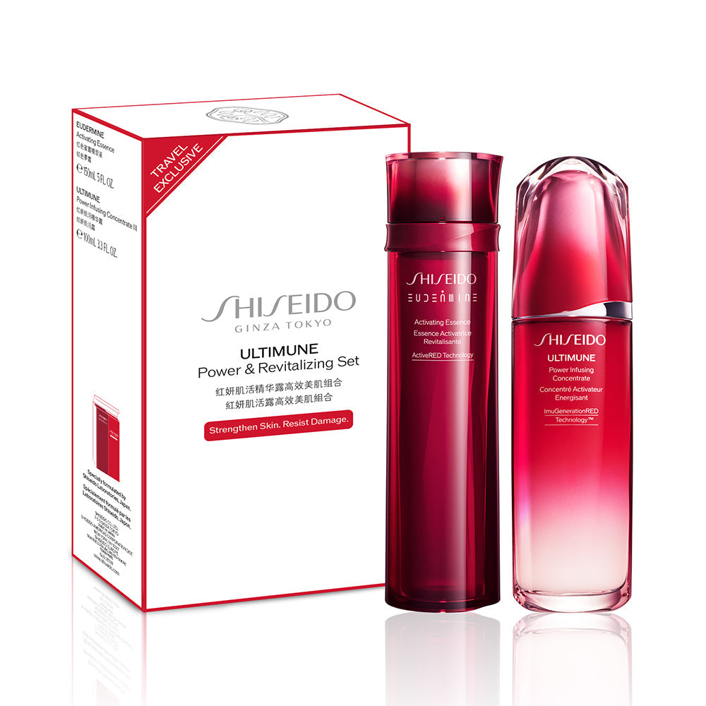 Shop now at Beauty Vendor Australia Online -Shiseido Set: Eudermine Activating Essence 145ml+Ultimune 3.0 100ml - Premium Range from SHISEIDO - Just $299.99!